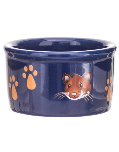 Kaytee Paw Print & Hamster Face Crock - 1 count