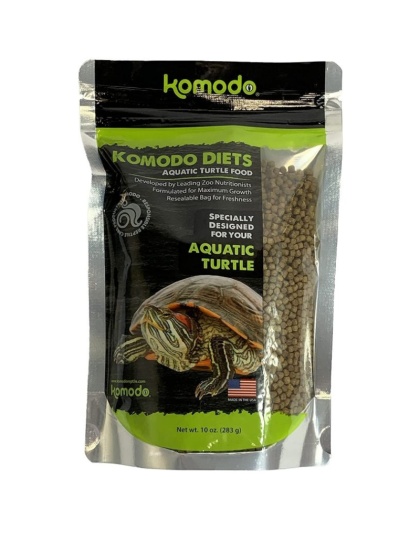 Komodo Diets Aquatic Turtle Pellet Food - 10 oz