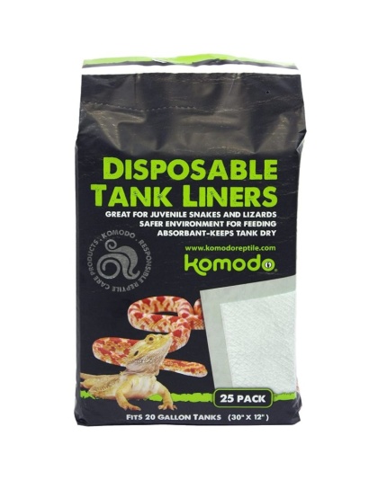 Komodo Repti-Pads Disposable Tank Liners 12 x 30 Inch - 25 count