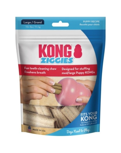 KONG Ziggies Puppy Recipe Dog Treat - Large - 8 oz