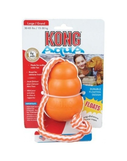 KONG Aquat Floating Dog Toy - Large - Dogs 30-65 lbs