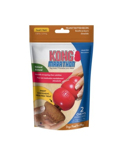 KONG Marathon Peanut Butter Flavored Dog Chew Small - 2 count