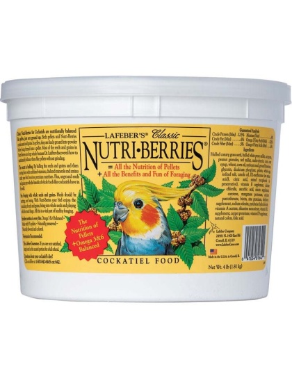 Lafeber Classic Nutri-Berries Cockatiel Food - 4 lbs