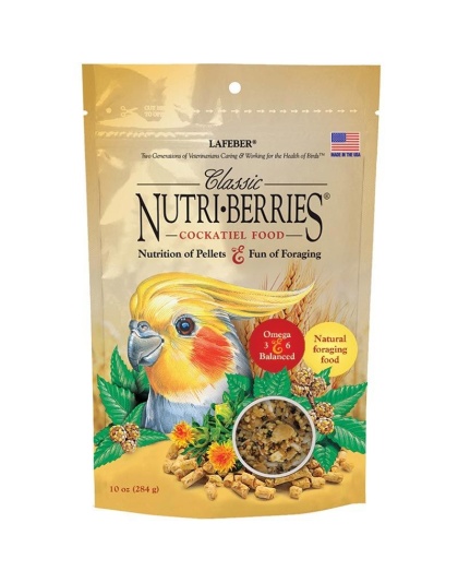 Lafeber Classic Nutri-Berries Cockatiel Food - 10 oz