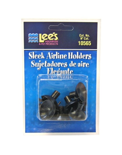 Lees Sleek Airline Holders - Black - 6 Pack