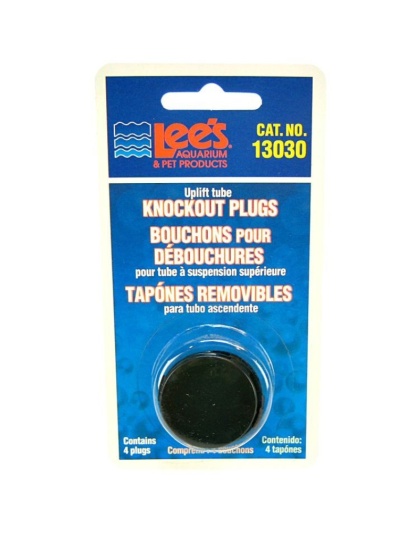 Lees Undergravel Knockout Plugs - 4 Pack