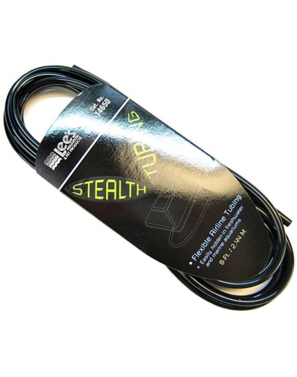 Lees Stealth Tubing - Black - 8' Long Tube (3/16" Diameter Standard Tubing)