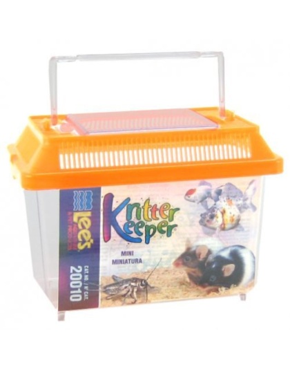 Lees Kritter Keeper with Lid - Mini - 7.13"L x 4.38"W x 5.5"H
