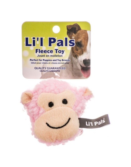 Lil Pals Fleece Monkey Dog Toy - 1 count