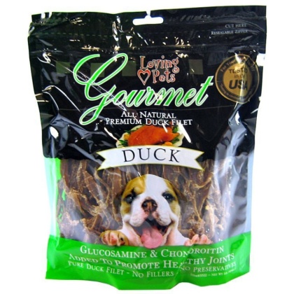 Loving Pets Gourmet Duck Chew Strips - 12 oz