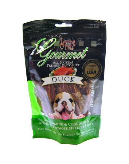 Loving Pets Gourmet Duck Chew Strips - 3 oz