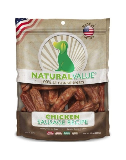 Loving Pets Natural Value Chicken Sausages - 14 oz