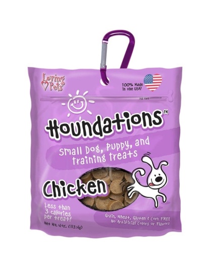 Loving Pets Houndations Training Treats - Chicken - 4 oz