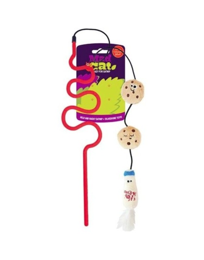 Mad Cat Cookies and Milk Cat Wand - 1 count