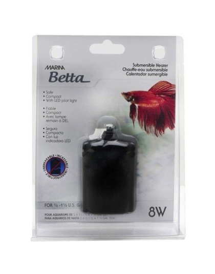 Marina Betta Submersible Aquarium Heater - 8 watt