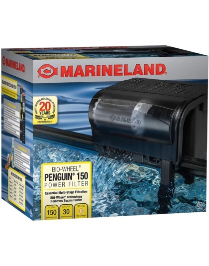 Marineland Penguin Bio Wheel Power Filter - Penguin 150B - 150GPH (30 Gallon Tank)