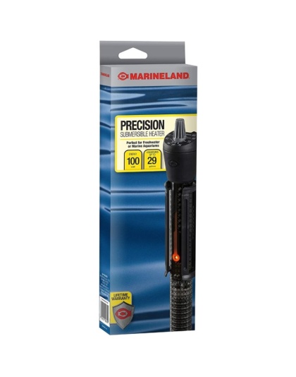 Marineland Precision Submersible Aquarium Heater - 100 Watt - 10.25" Long - (Aquariums up to 29 Gallons)