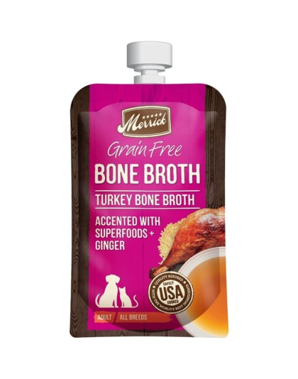 Merrick Grain Free Bone Broth Turkey Recipe - 7 oz