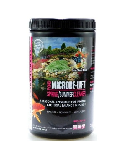 Microbe-Lift Spring & Summer Cleaner for Ponds - 1 lb (Treats over 800 Gallons)