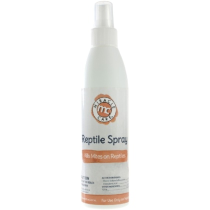 Miracle Care Reptile Spray - Kills Mites on Reptiles - 8 oz