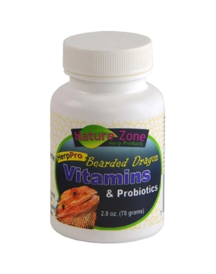 Nature Zone Herp Pro Bearded Dragon Vitamins and Probiotics - 2.8 oz