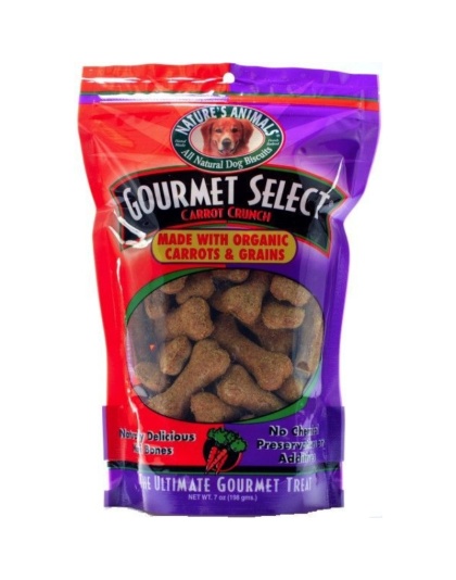 Natures Animals Gourmet Select Carrot Crunch Mini - 7 oz