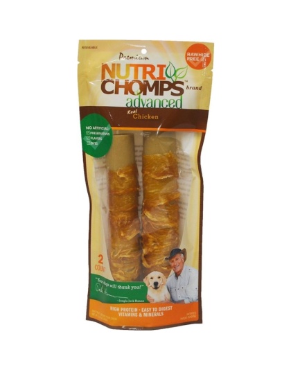 Nutri Chomps Advanced Twists Dog Treat Chicken Flavor - 2 count