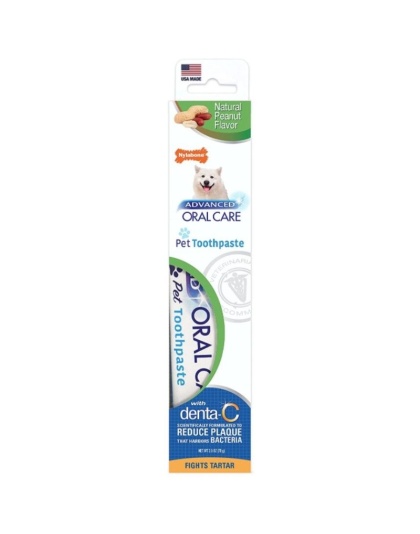 Nylabone Advanced Oral Care Natural Toothpaste - Peanut Flavor - 2.5 oz