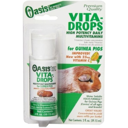 Oasis Guinea Pig Vita Drops - 2 oz