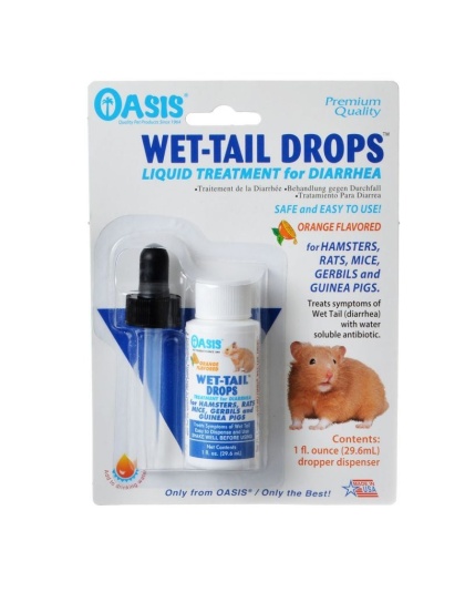 Oasis Small Animal Wet Tail Drops - Diarrhea Treatment - 1 oz