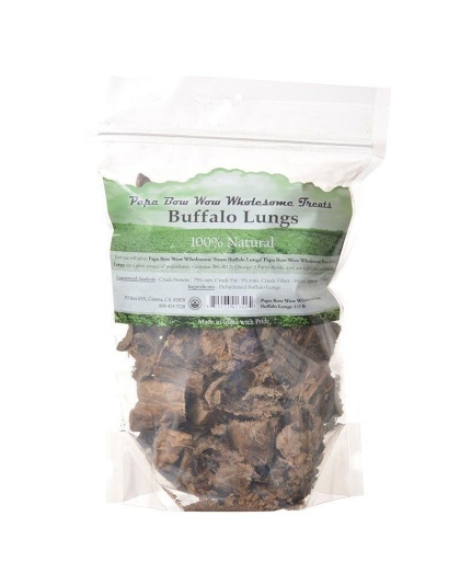 Papa Bow Wow Buffalo Lungs - 0.5 lb