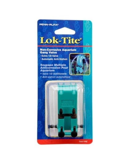 Penn Plax Lok-Tite Plastic Valve with Hanger 2 Gang Valve - 1 count