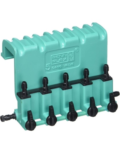 Penn Plax Lok-Tite Plastic Valve with Hanger 5 Gang Valve - 1 count