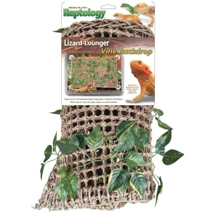 Penn Plax Reptology Lizard-Lounger Vine Backdrop - 1 Pack