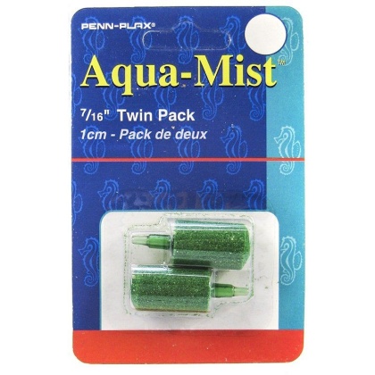 Penn Plax Aqua-Mist Cylinder Airstone - 7/16" Long Airstone (2 Pack)
