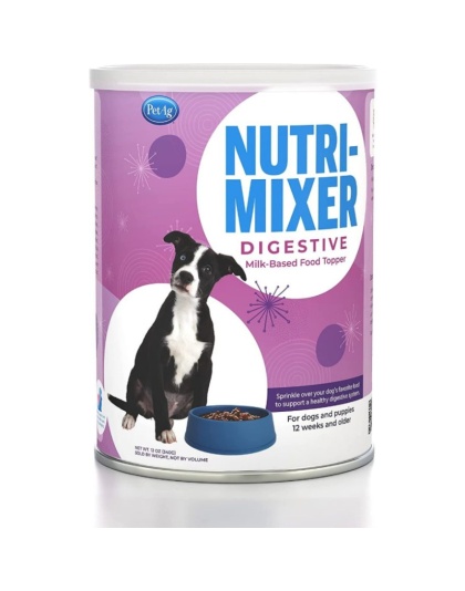 PetAg Nutri-Mixer Digestion Milk-Based Topper for Dogs and Puppies - 12 oz