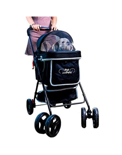 Petique Swift Pet StrollerBlack - 1 count