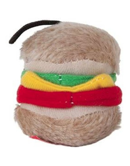 Petmate Booda Zoobilee Hamburger Plush Dog Toy - 1 count