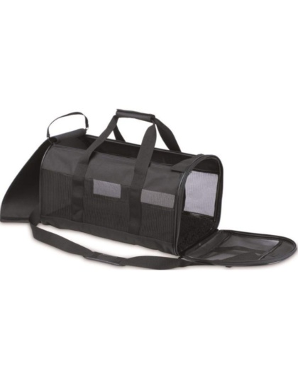 Petmate Soft Sided Kennel Cab Pet Carrier - Black - Large - 20"L x 11.5"W x 12"H (Up to 15 lbs)