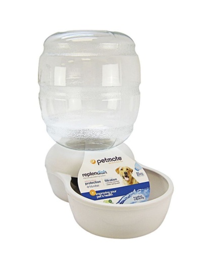 Petmate Replendish Waterer - Pearl Silver Gray - 4 Gallons