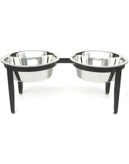 Visions Double Elevated Dog Bowl - Large