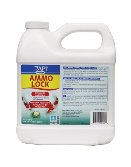 PondCare Ammo Lock Ammonia Detoxifier for Ponds - 64 oz (Treats 7,680 Gallons)