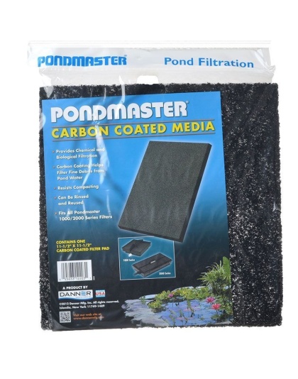 Pondmaster Carbon Coated Media - 11.5" Long x 11.5" Wide (1 Pack)