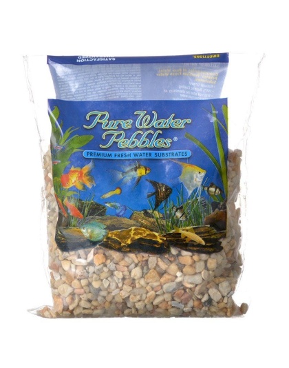 Pure Water Pebbles Aquarium Gravel - Carolina - 2 lbs (Grain Size 3.1-6.3 mm)
