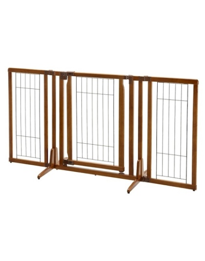 Premium Plus Freestanding Pet Gate with Door