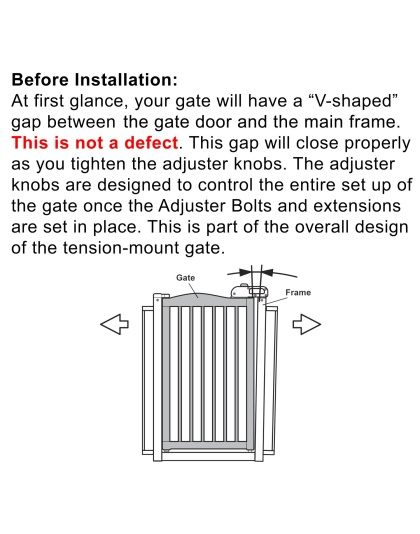 Tall One-Touch Gate II in White