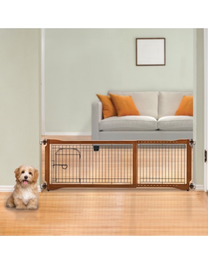 Pet Sitter Freestanding Pet Gate Plus