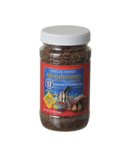 SF Bay Brands Freeze Dried Blood Worms - 0.5 oz