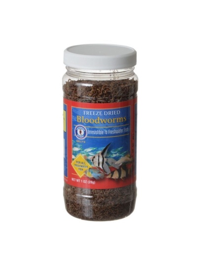 SF Bay Brands Freeze Dried Blood Worms - 1 oz