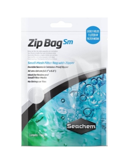 Seachem Small Mesh Zip Bag - 1 count (12.5"L x 5.5"W)